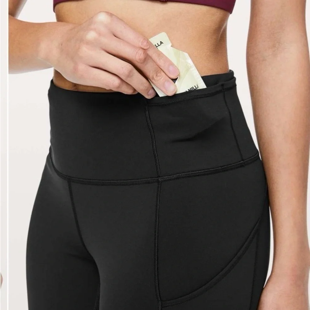 Lululemon 6 Fast & Free 7/8 Tight II *Non-Reflective Nulux 25